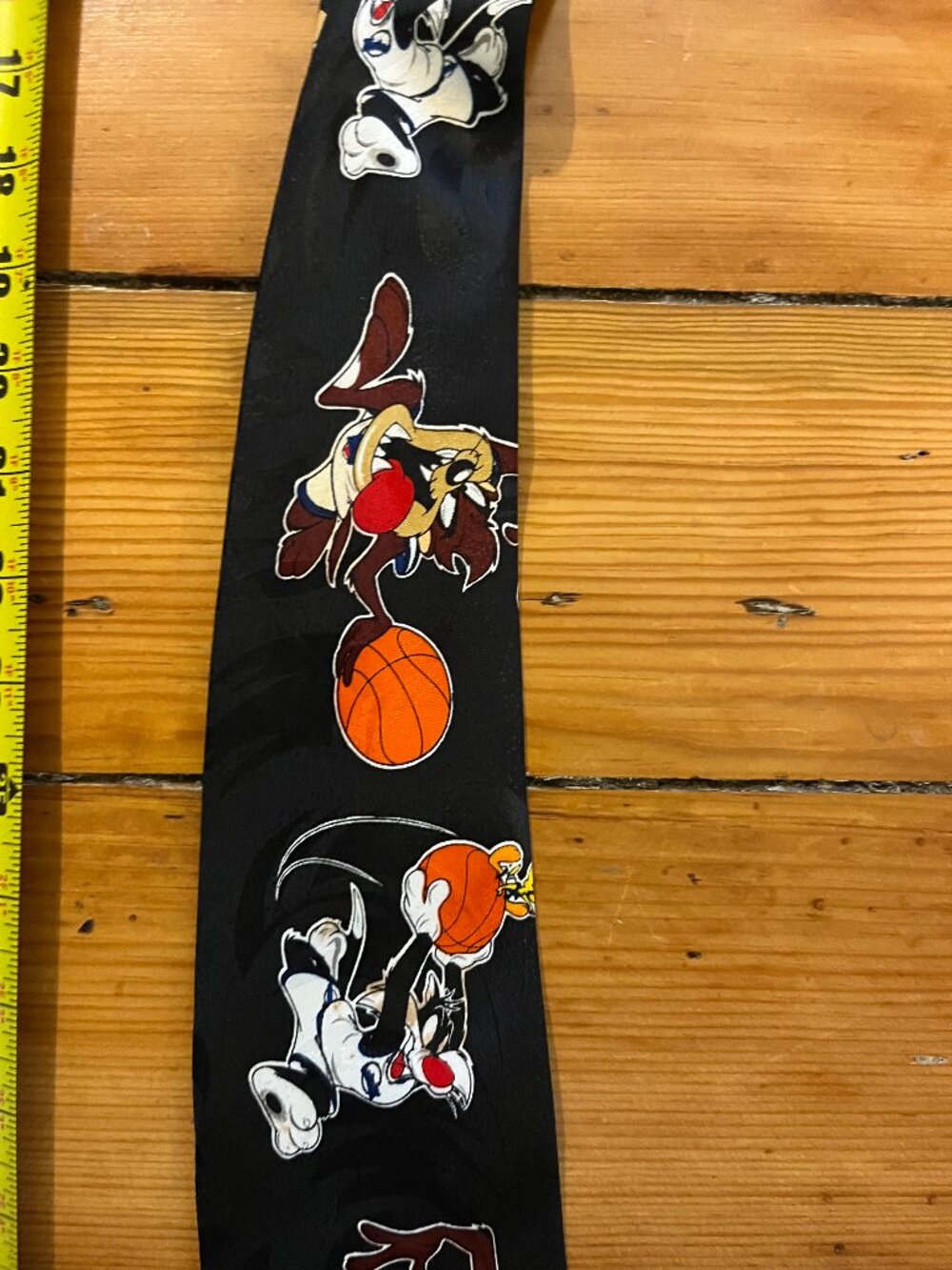 4 Space Jam, Looney Tunes, Warner Bros. Bugs Bunny, Taz, Sylvester vintage ties